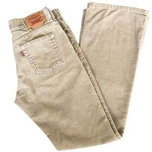 Vintage Levi’s 518 super low boot flare jeans cord